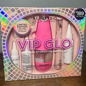 NWT BeautyBio VIP Glo Ultimate Hydration Facial Set